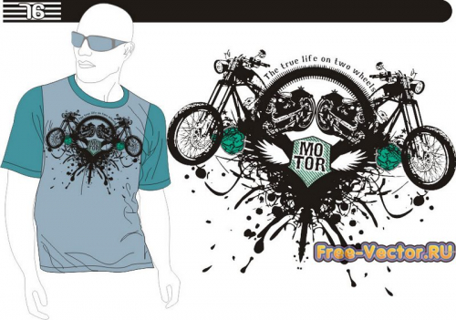 T shirt картинка на футболку m-076