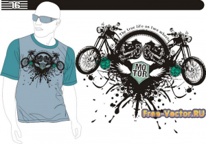 T shirt картинка на футболку m-076