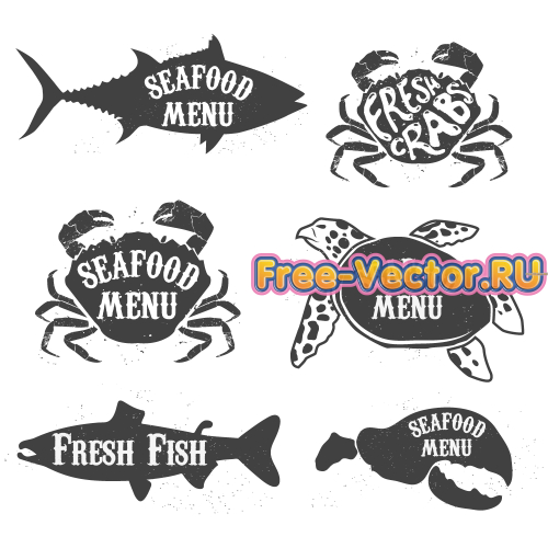 Логотип магазина морепродуктов