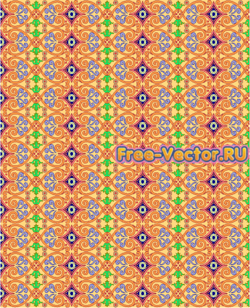 Фон с узорами формат EPS 048