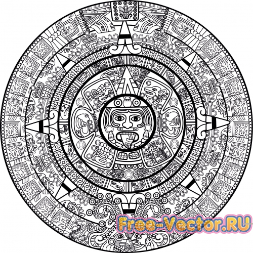 Знак Майя вектор