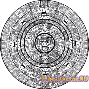 Знак Майя вектор