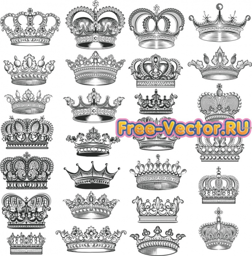 Набор векторов короны