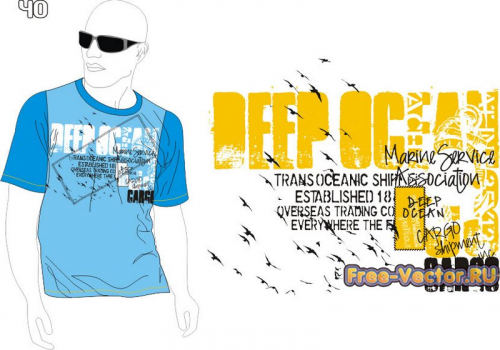 T shirt картинка на футболку m-040