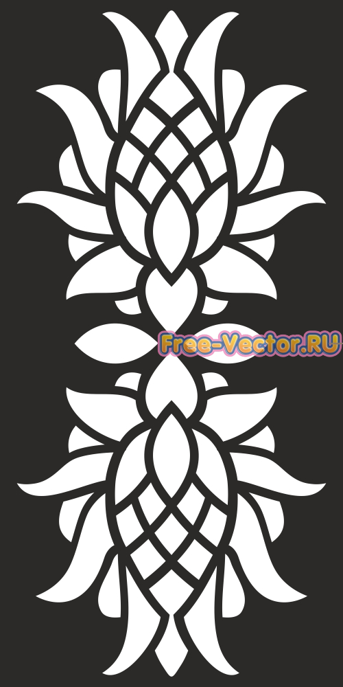 Цветочная панель eps