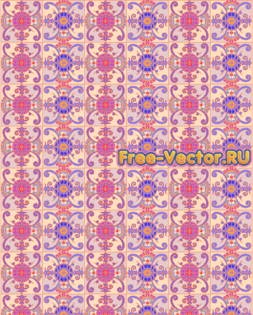 Фон с узорами формат EPS 011