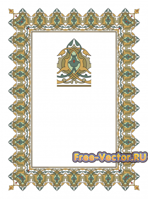 Рамка с орнаментом ER 0721