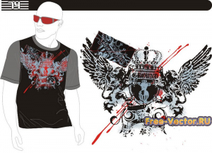 T shirt картинка на футболку m-074
