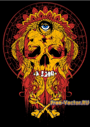 Вектор в стиле фэнтези 0252