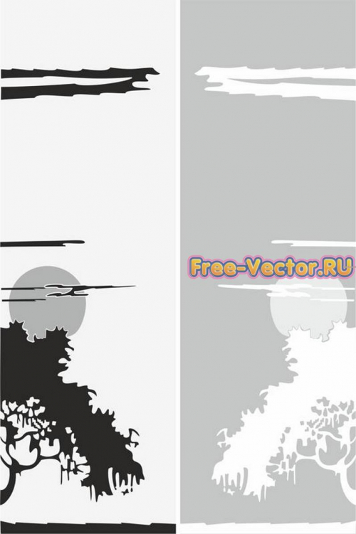 Панель восход солнца