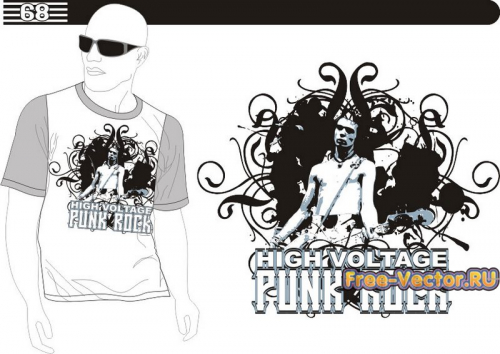T shirt картинка на футболку m-068
