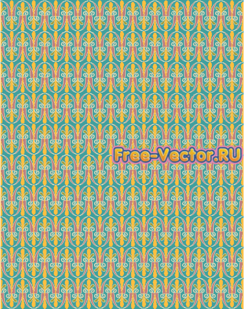 Фон с узорами формат EPS 065