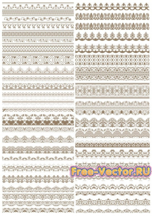Бордюры большой набор