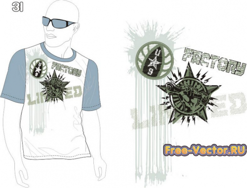 T shirt картинка на футболку m-031