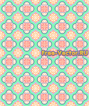 Фон с узорами формат EPS 002