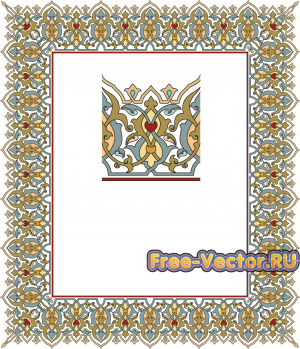 Рамка с орнаментом ER 0722