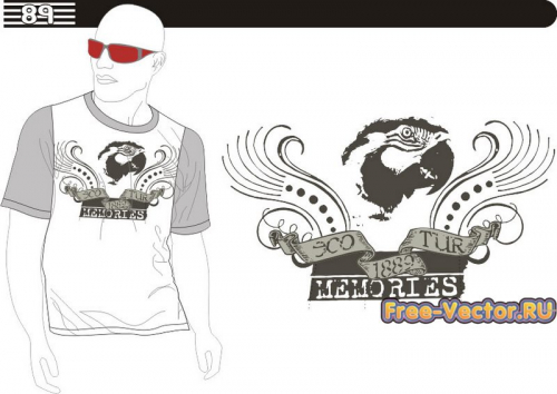 T shirt картинка на футболку m-089