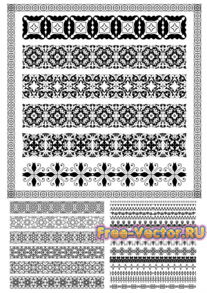 Рамочки бордюры вектор