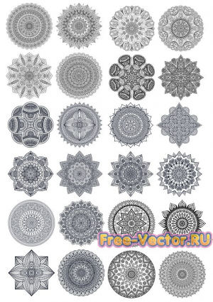 Круглый векторный рисунок