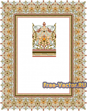 Рамка с орнаментом ER 0702