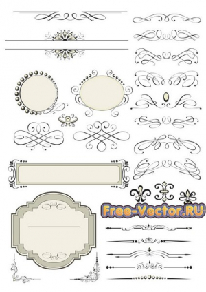 Виньетки рамки формат cdr