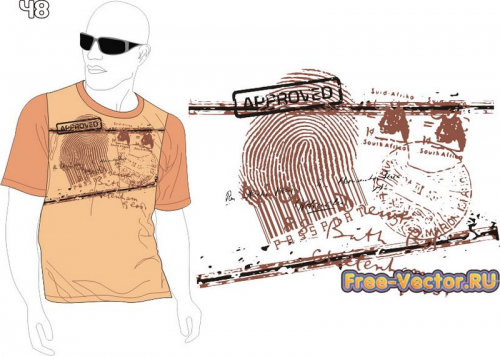 T shirt картинка на футболку m-048