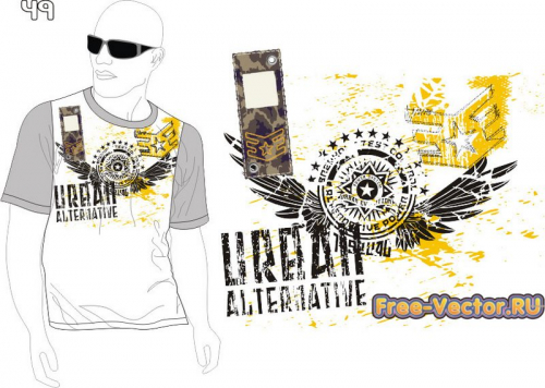 T shirt картинка на футболку m-049