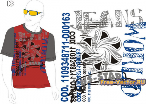 T shirt картинка на футболку m-016