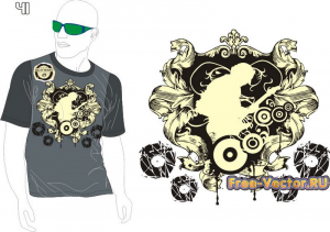 T shirt картинка на футболку m-041
