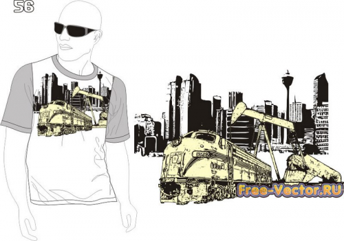 T shirt картинка на футболку m-056