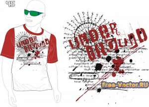 T shirt картинка на футболку m-045