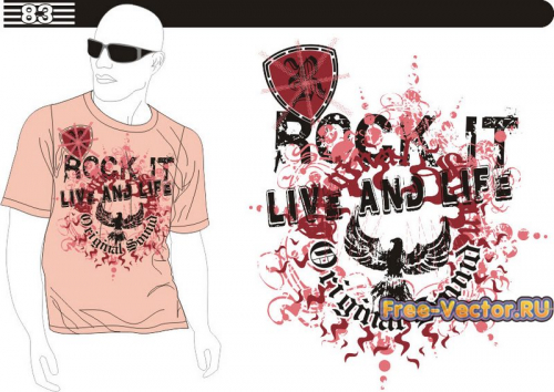 T shirt картинка на футболку m-083