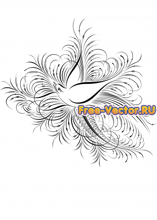 Птичка формат eps 2788