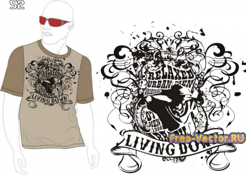 T shirt картинка на футболку m-052