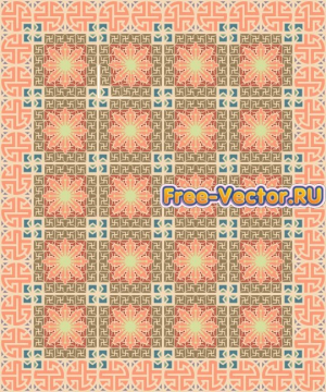 Фон с узорами формат EPS 513