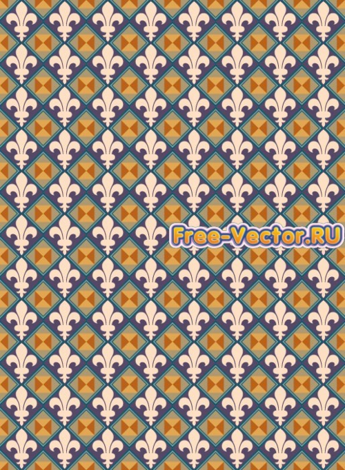 Фон с узорами формат EPS 590