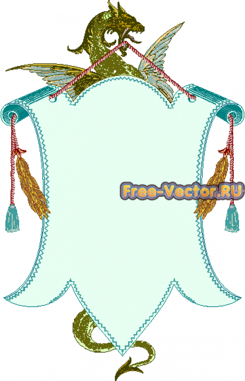 Рамка круглая вектор d0252