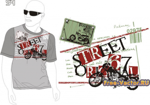 T shirt картинка на футболку m-054