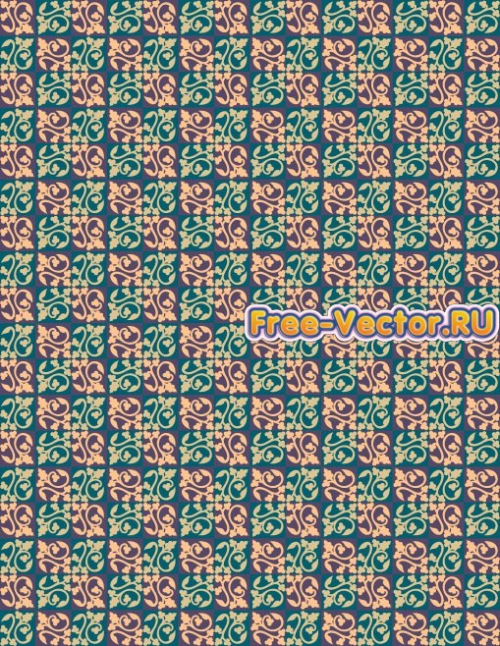 Фон с узорами формат EPS 596