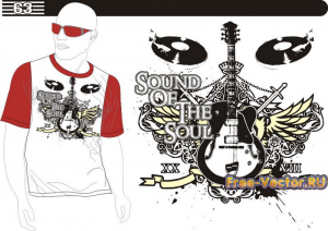T shirt картинка на футболку m-063