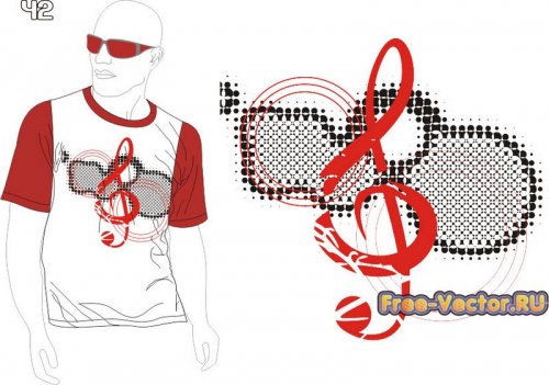 T shirt картинка на футболку m-042
