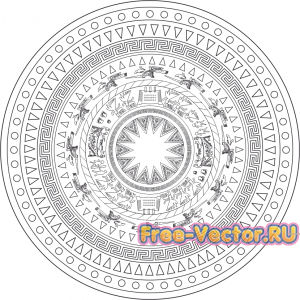 Мандала 672 формат CDR