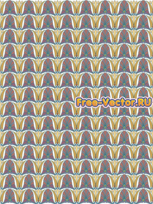 Фон с узорами формат EPS 670
