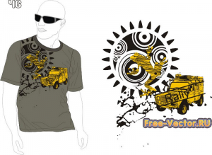 T shirt картинка на футболку m-046