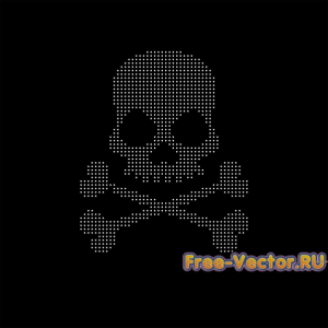 Вектор с черепом s051