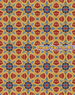 Фон с узорами формат EPS 610