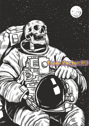 Космонавт вектор